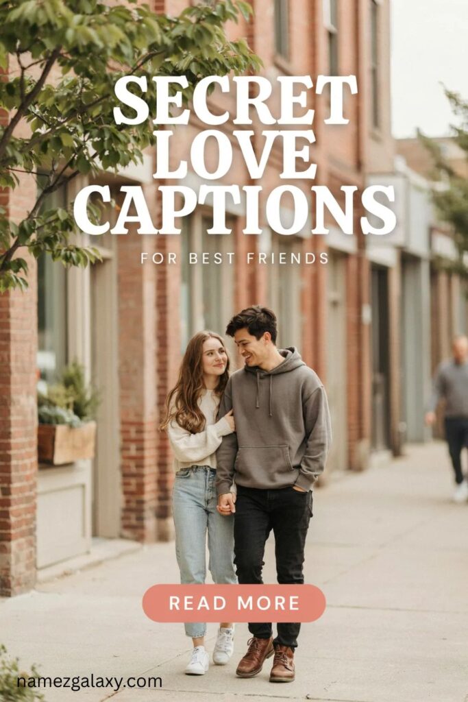 Secret Love Captions for Best Friend