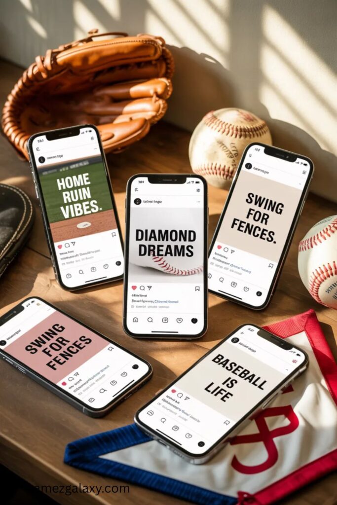 Short Baseball Captions for Instagram