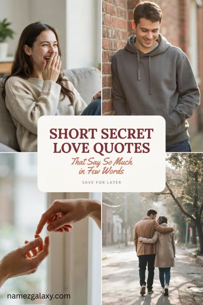 Short Secret Love Quotes That Say So Much in Few Words