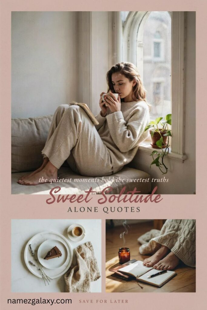 Sweet Solitude Alone Quotes