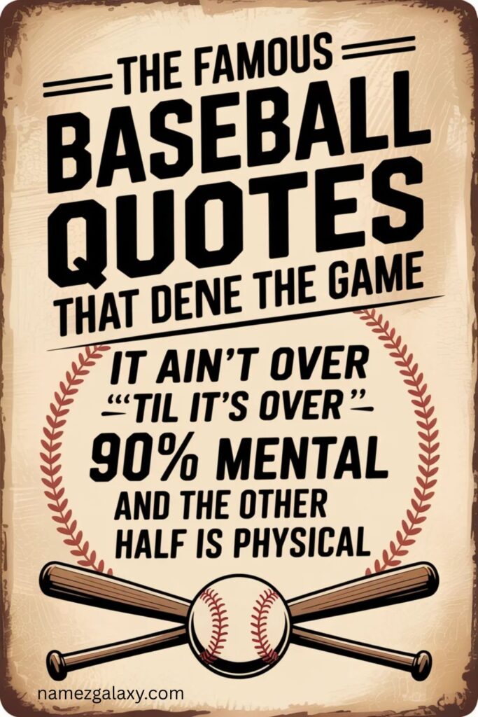 The Famous Baseball Quotes That Define the Game