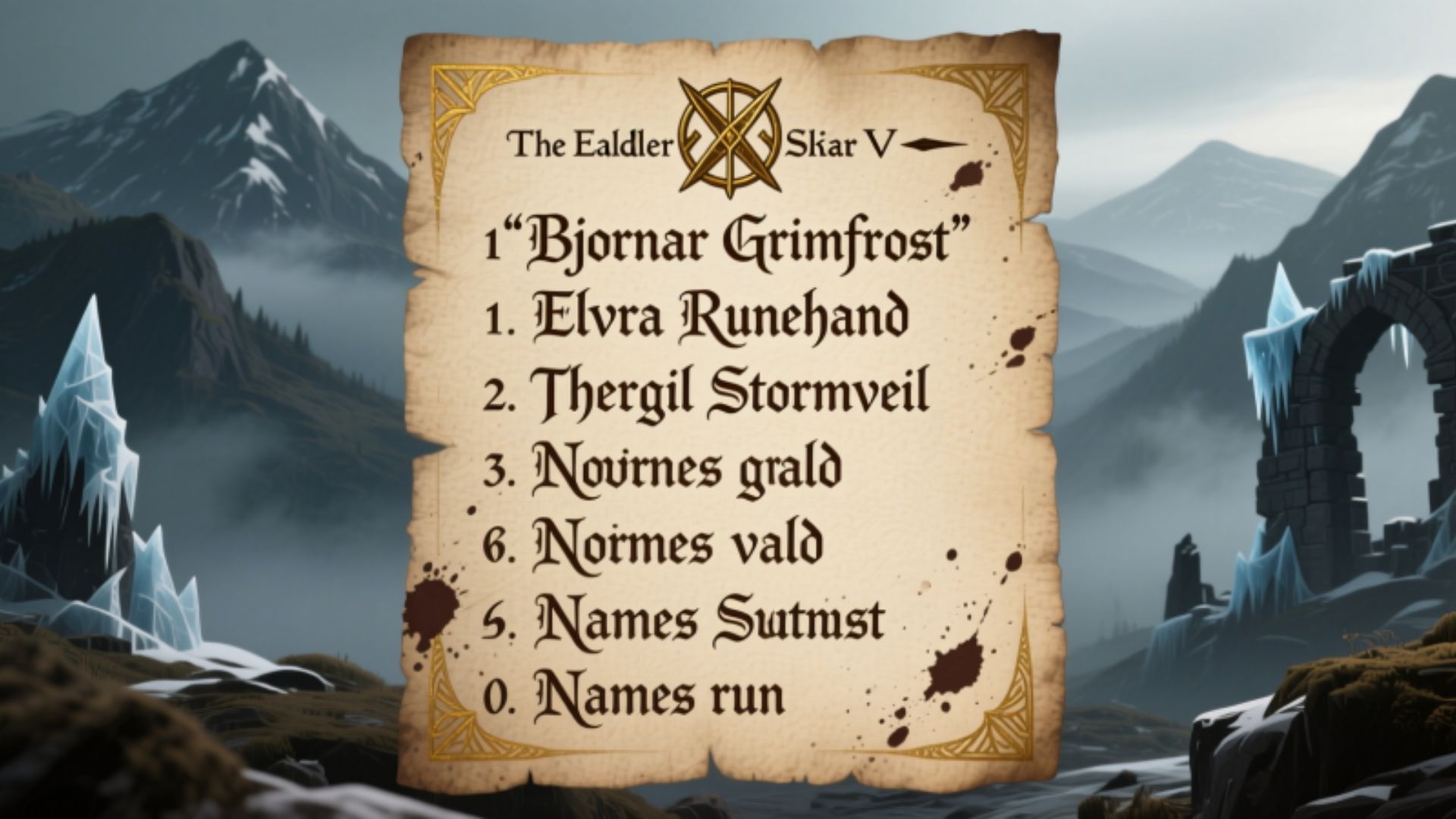 Skyrim Names