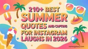 210+ Best Summer Quotes and Captions for Instagram Laughs In 2026