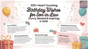220+ Heart Touching Birthday Wishes for Son-in-Law (Funny, Blessed & Inspiring) In 2026