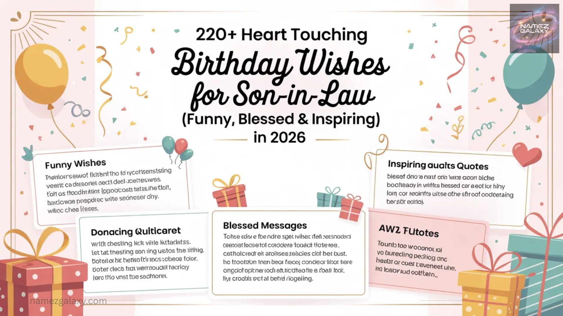 220+ Heart Touching Birthday Wishes for Son-in-Law (Funny, Blessed & Inspiring) In 2026