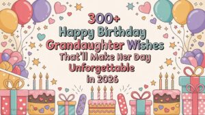 300+ Happy Birthday Granddaughter Wishes That’ll Make Her Day Unforgettable In 2026