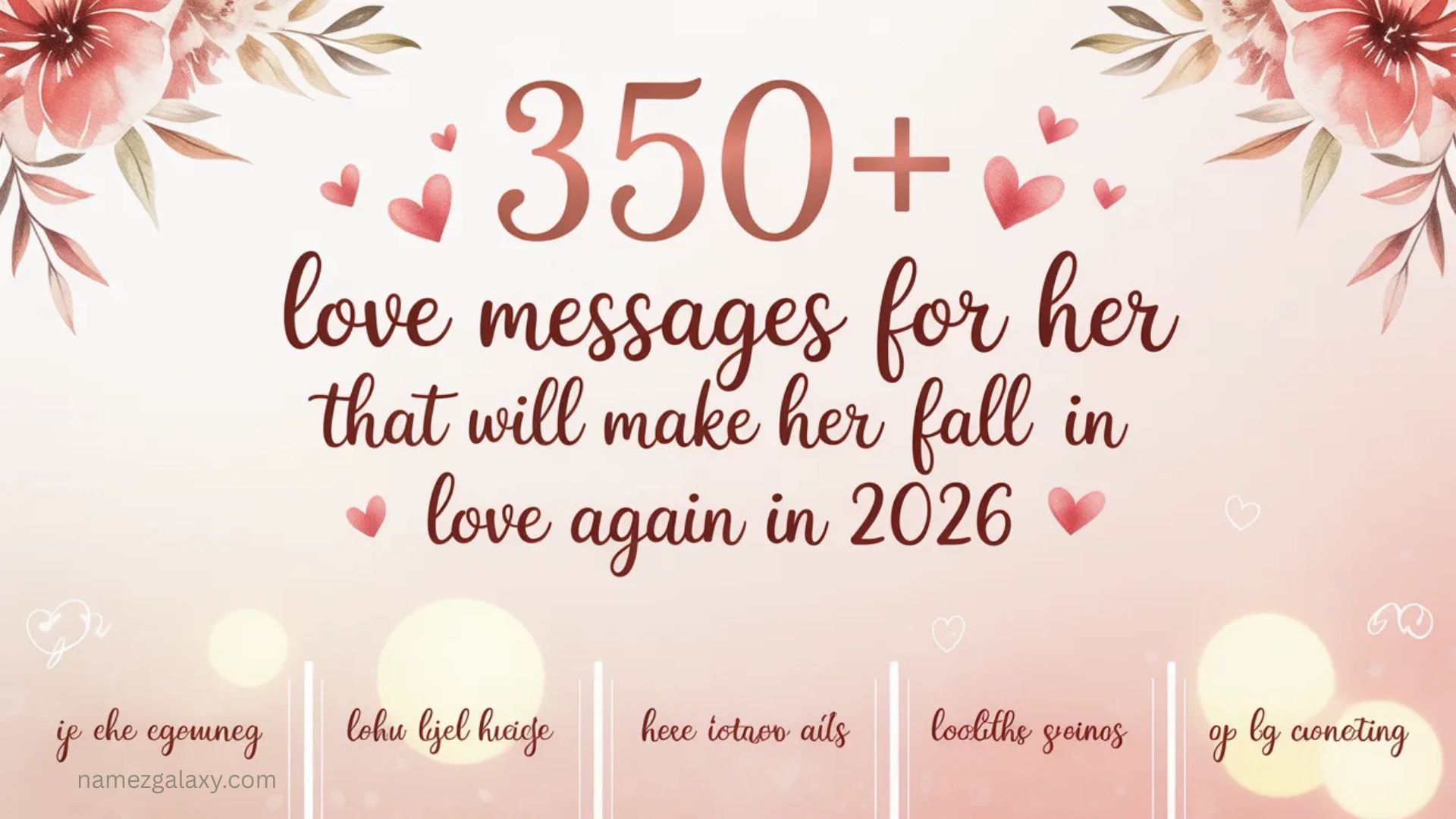 350+Love Messages for Her That Will Make Her Fall in Love Again In 2026
