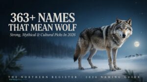 363+ Names That Mean Wolf Strong, Mythical & Cultural Picks In 2026
