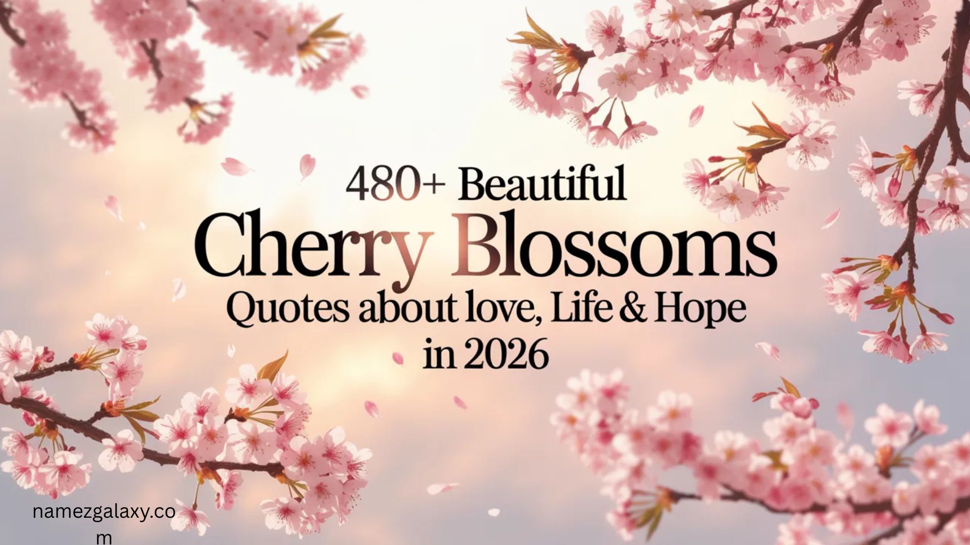 480+ Beautiful Cherry Blossom Quotes About Love, Life & Hope In 2026